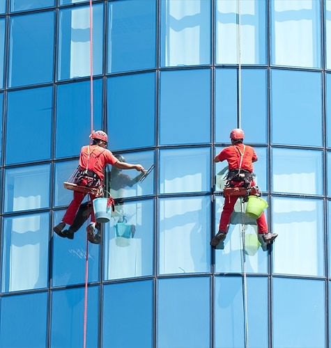 Мытье фасадов промальпинистами в Новочеркасске